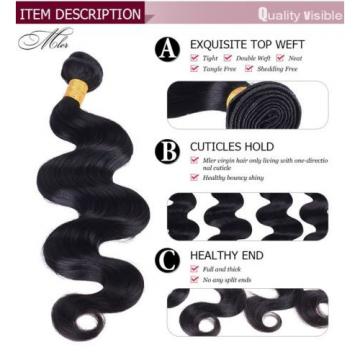 Peruvian Virgin Body Wave Weave 100% Human Hair Weft Extensions 1 Bundles/50g 20