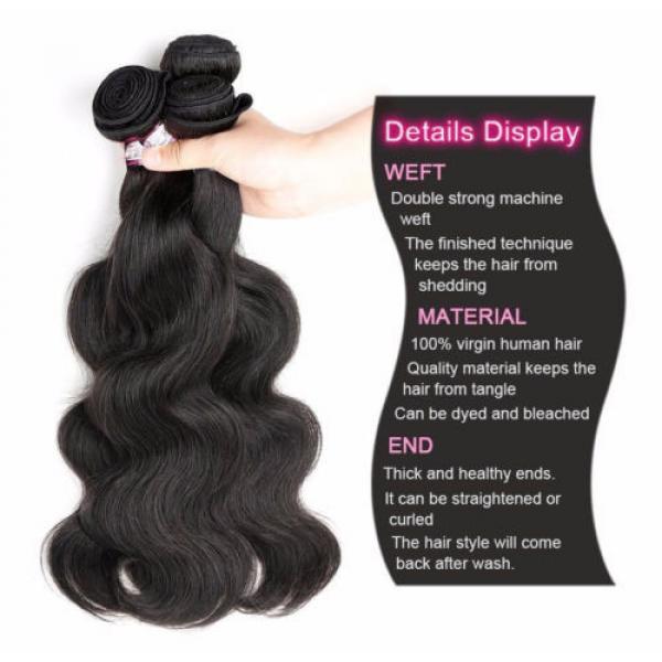 Brazilian Virgin Hair Human Hair Body Wave 4pcs Virgin Hair Wholesale Alimice 7A #4 image