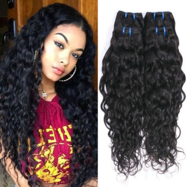 Peruvian Virgin Hair Natural  Wave 4 Pieces 7A Unprocessed Cheap Human Hair New #1 image