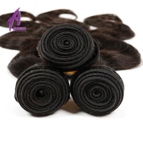 6 Bundles Peruvian Hair Virgin Human Hair Extensions Weave 100% Virgin hair #3 image