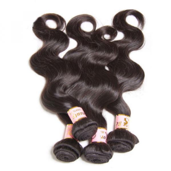 Peruvian Body Wave Virgin Human Hair Unprocessed Hair Extensions 4 Bundles/200g #4 image