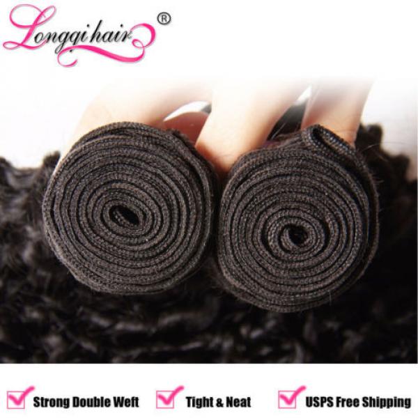 100g 7A Peruvian Curly Hair Bundles 100% Unprocessed Virgin Human Hair Extension #4 image