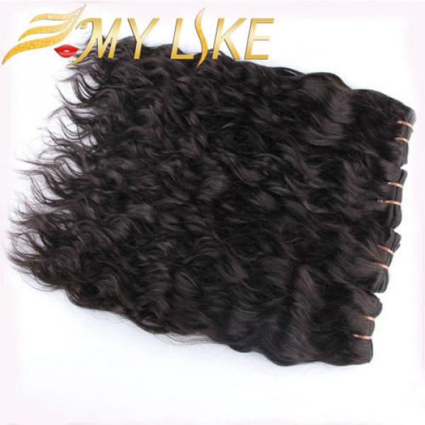 7A Peruvian Hair Water Wave Weft Virgin Hair Wet and Wavy Virgin Peruvian Curly #4 image