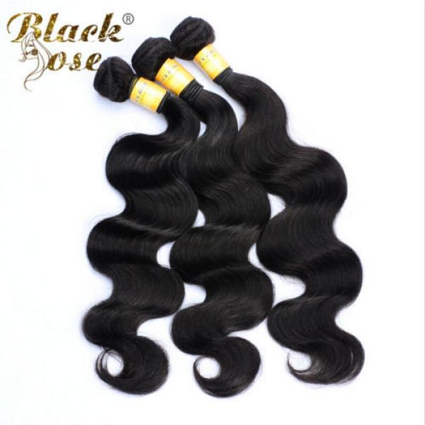 13X4 Ear to Ear Lace Frontal Closure + 3 Bundles Peruvian Virgin Hair Body Wave #2 image