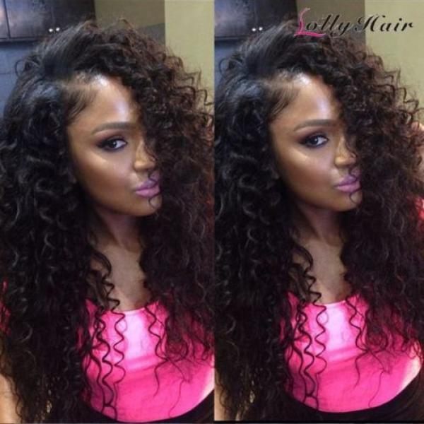 3Bundles Peruvian Virgin Hair Kinky Curly Hair Weft 100% Unprocessed Human Hair #1 image