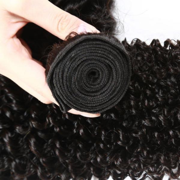 3Bundles Peruvian Virgin Hair Kinky Curly Hair Weft 100% Unprocessed Human Hair #3 image