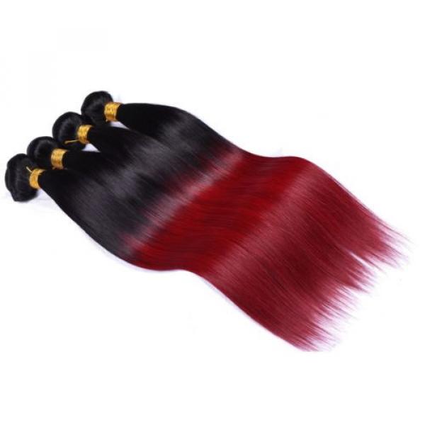 4Bundles 1b/Bug Unprocessed Peruvian Hair grade 7a Virgin Hair Extension Weaves #2 image