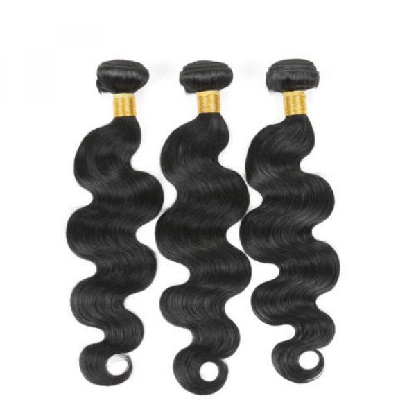 Peruvian Virgin Body Wave Weave Weft 100% Human Hair Wavy 3 Bundles/150g total #2 image