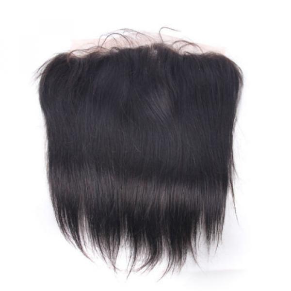 Free Part 13x4 Lace Frontal Closure Peruvian 7A Straight Virgin Human Hair #1 image