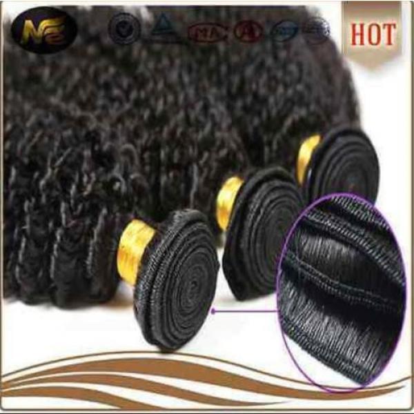 1 Bundles/lot 50g Unprocessed Virgin Peruvian Kinky curly Human Hair Extension #5 image