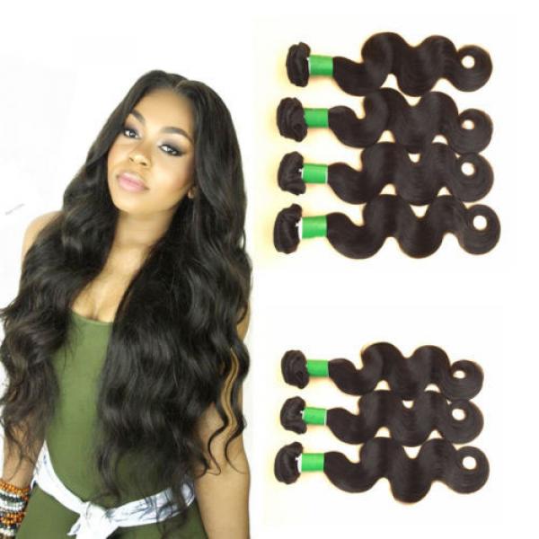 Body Wave Weave 3 Bundles 150g 100% Virgin Peruvian Human Hair Weft Extensions #1 image