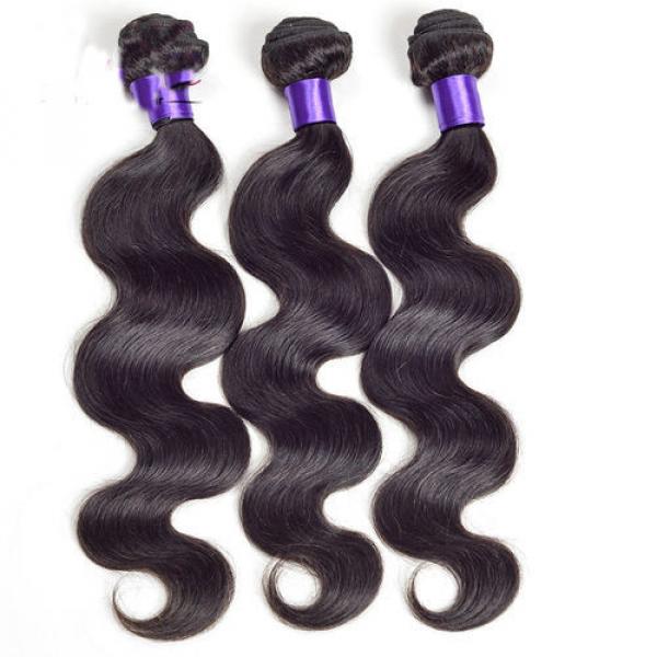 8A Peruvian Virgin Human Hair 4 THICKER Bundles Body Wave Virgin Hair #3 image