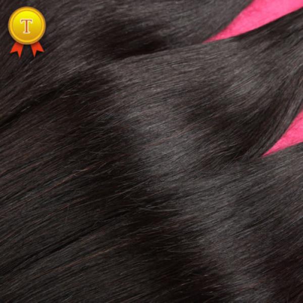 Peruvian Virgin Hair Straight 3 Bundles 7AUnprocessed Virgin Human Hair Straight #3 image