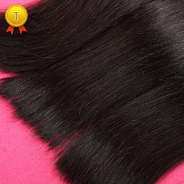 Peruvian Virgin Hair Straight 3 Bundles 7AUnprocessed Virgin Human Hair Straight #4 image