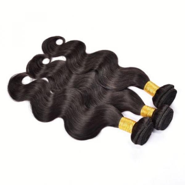 3 Bundles 300g Unprocessed Virgin Hair Peruvian Body Wave Human Hair Extensions #4 image