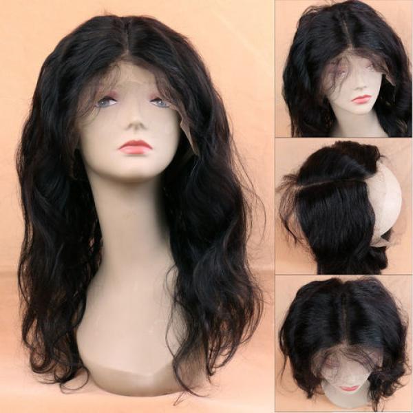 360 Full Lace Frontal Body Wave Lace Band Closure Peruvian Virgin Human Hair #4 image