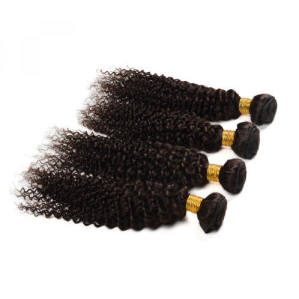 3 Bundles Kinky Curly Peruvian Virgin Hair Extensions Weft Human Hair Weave lot #3 image